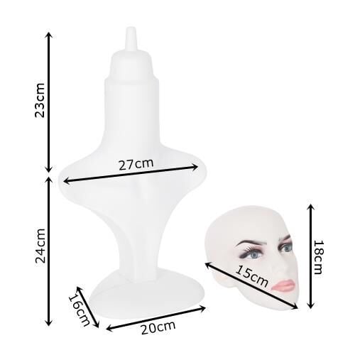 Takı Mankeni - Tablalı, Makyajlı, Döner Kafa Takı Mankeni