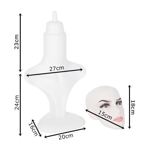 Takı Mankeni - Tablalı, Makyajlı, Döner Kafa Takı Mankeni