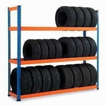 4 Katlı Lastik Rafı - Lastik İstifleme Rafı