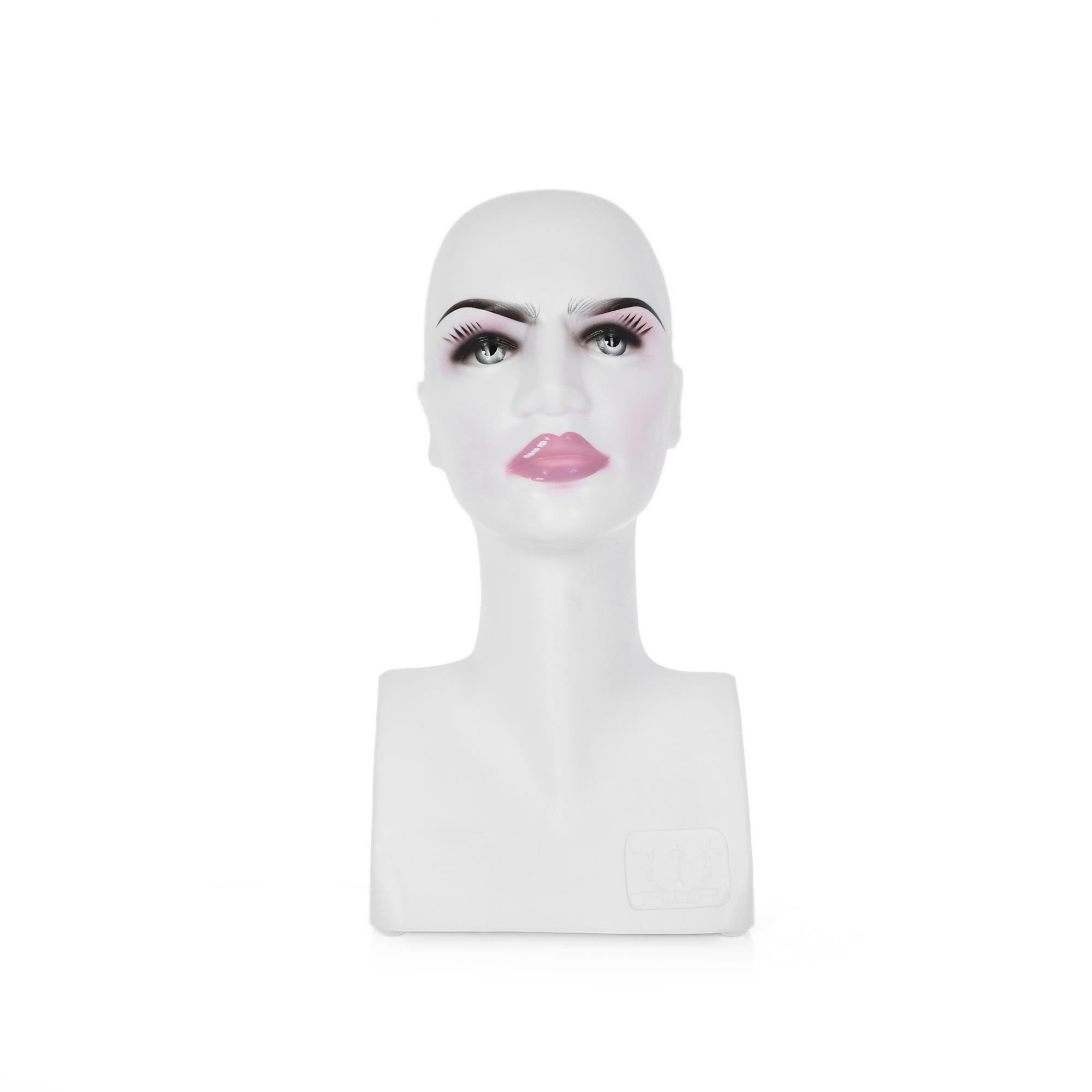 Makyajlı Büst Mankeni - Takı, Peruk Makyajlı Mankeni