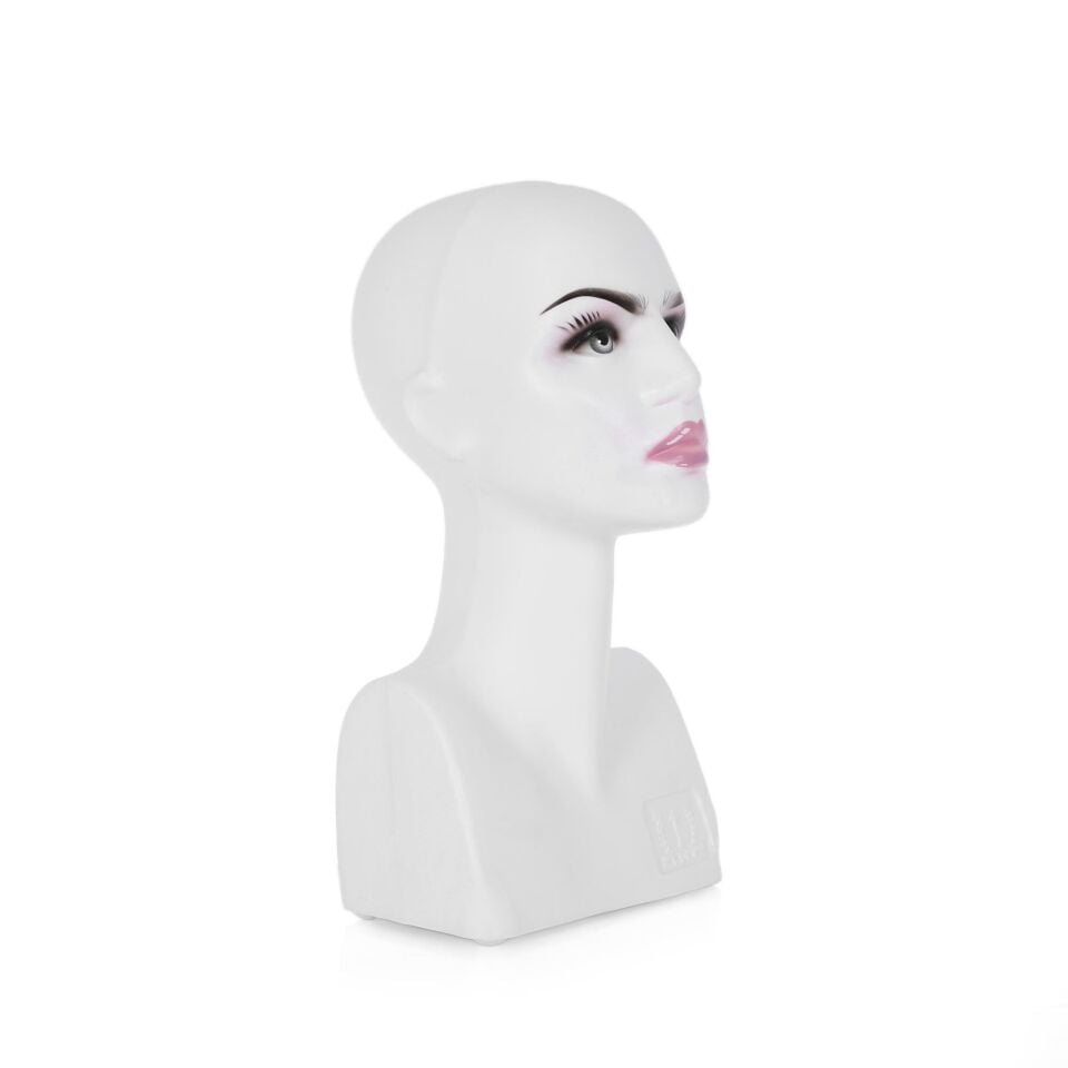 Makyajlı Büst Mankeni - Takı, Peruk Makyajlı Mankeni