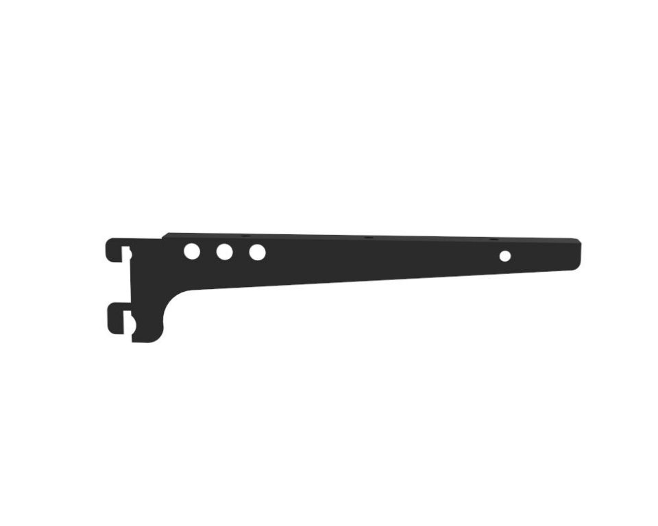 Konik Dikmeye Geçen Raf Destek Kolu - Ahşap Raf Desteği, Raf Tutucu Ayak - 30 cm