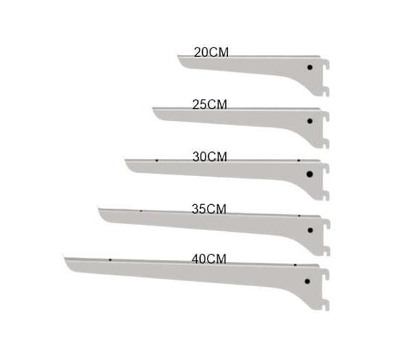 12 Adet 40 Cm Raf Destek Kolu - Ahşap Raf Desteği, Raf Tutucu Ayak