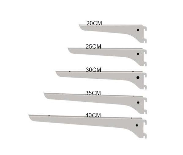 2 Adet 40 Cm Raf Destek Kolu - Ahşap Raf Desteği, Raf Tutucu Ayak