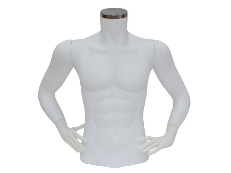 Bay Kollu Büst Manken - Prova, Teşhir, Vitrin, Tors Mankeni