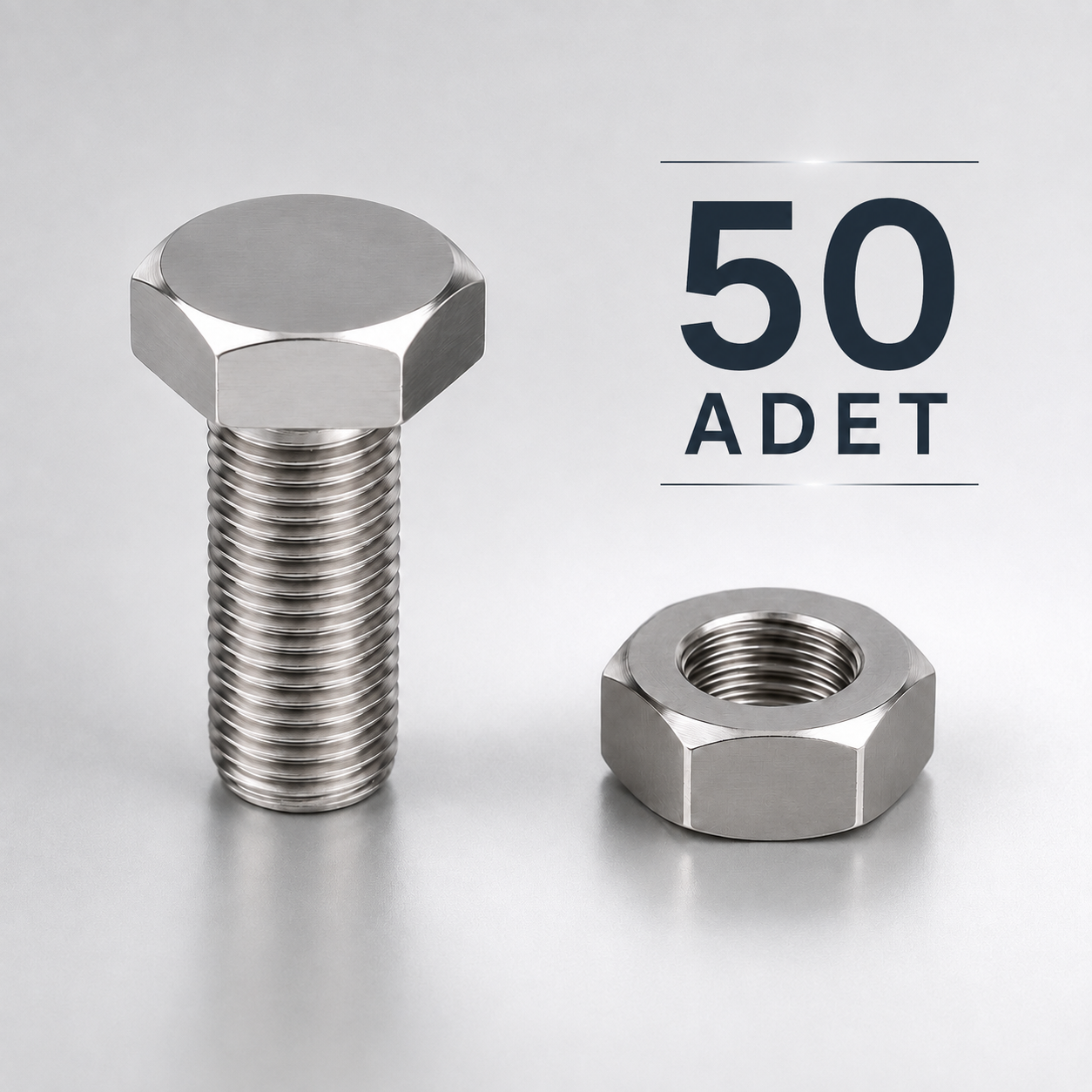 50 Adet Civata ve Somun