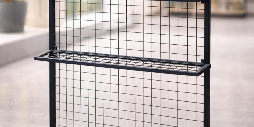 2 Adet Tel Panoya Geçen Sık Telli Tel Raf