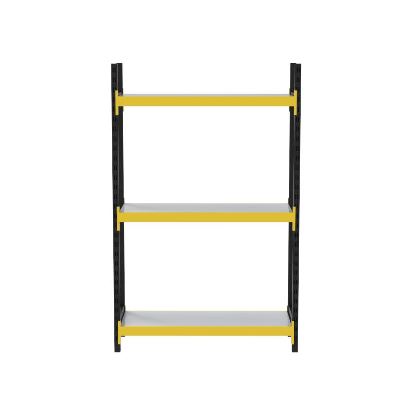 3 Katlı Tekli Midi Rack - Ekonomik Depo, Arşiv, Kiler Rafı