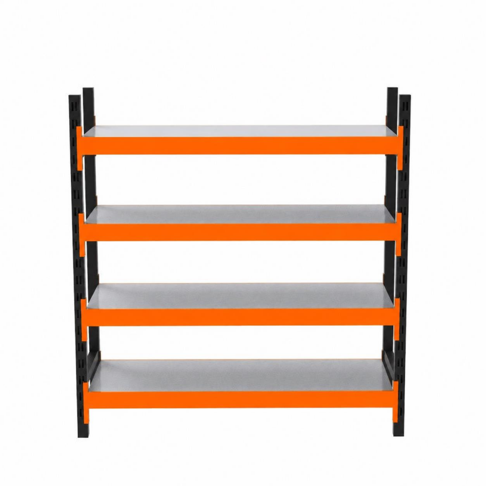 4 Katlı Tekli Midi Rack - Ekonomik Depo,Arşiv, Kiler Rafı