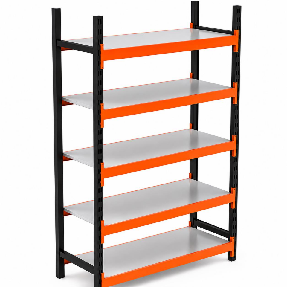 5 Katlı Tekli Midi Rack - Ekonomik Depo,Arşiv, Kiler Rafı