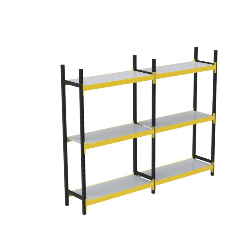 3 Katlı Duble Midi Rack - Ekonomik Depo,Arşiv, Kiler Rafı