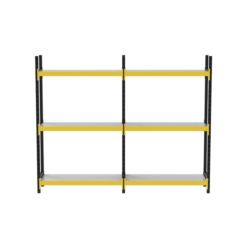 3 Katlı Duble Midi Rack - Ekonomik Depo,Arşiv, Kiler Rafı