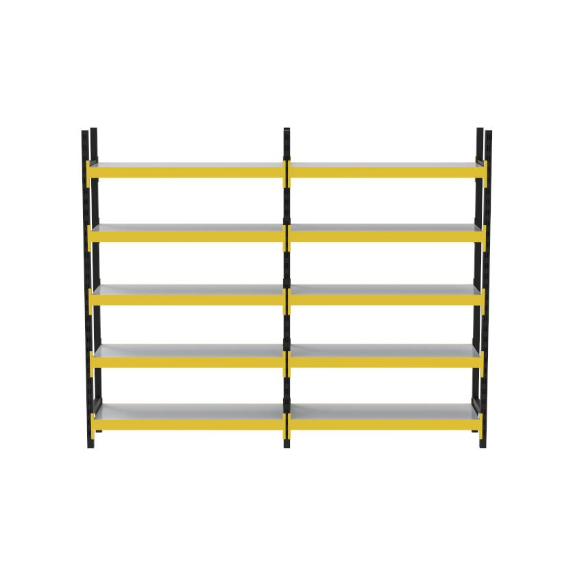 5 Katlı Duble Midi Rack - Ekonomik Depo,Arşiv, Kiler Rafı