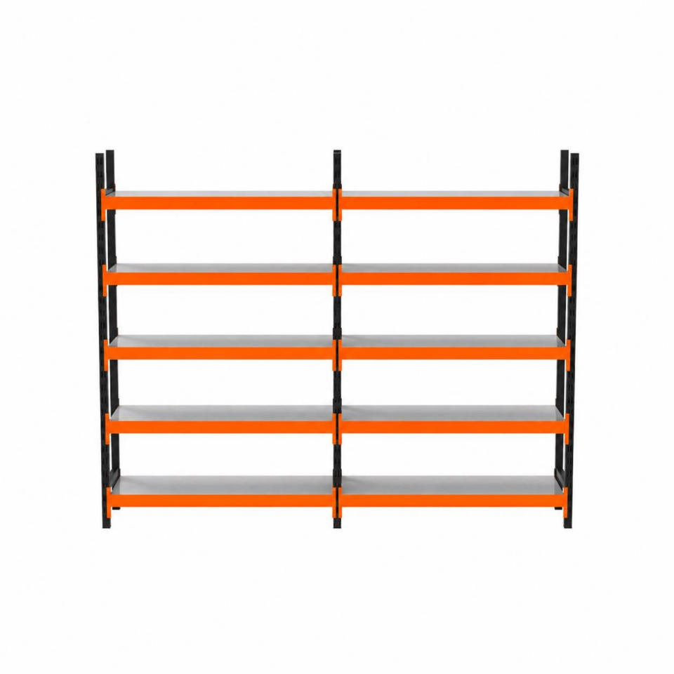5 Katlı Duble Midi Rack - Ekonomik Depo,Arşiv, Kiler Rafı