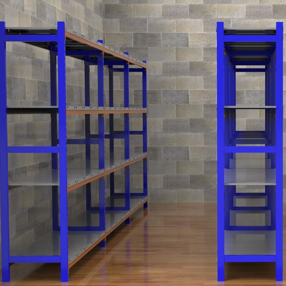 6 Katlı 3'lü Depo Rafı - 300-350 Kg Taşıma Kapasiteli Hafif Rack Raf