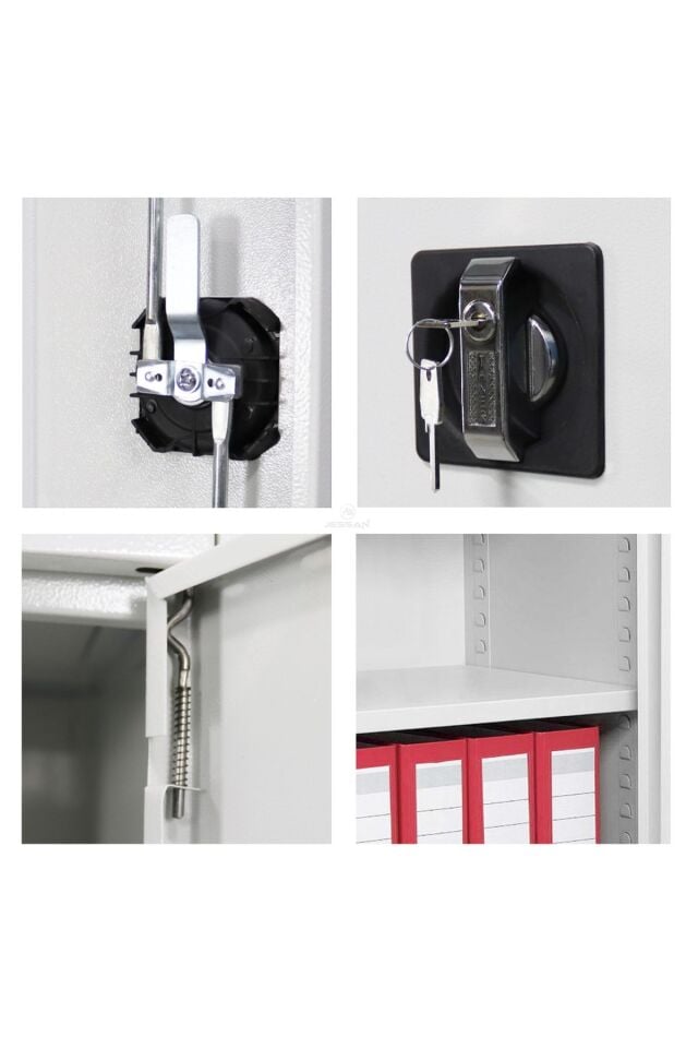 Ofis 198 Lik Çok Amaçlı Dosya Dolabı Gri Original