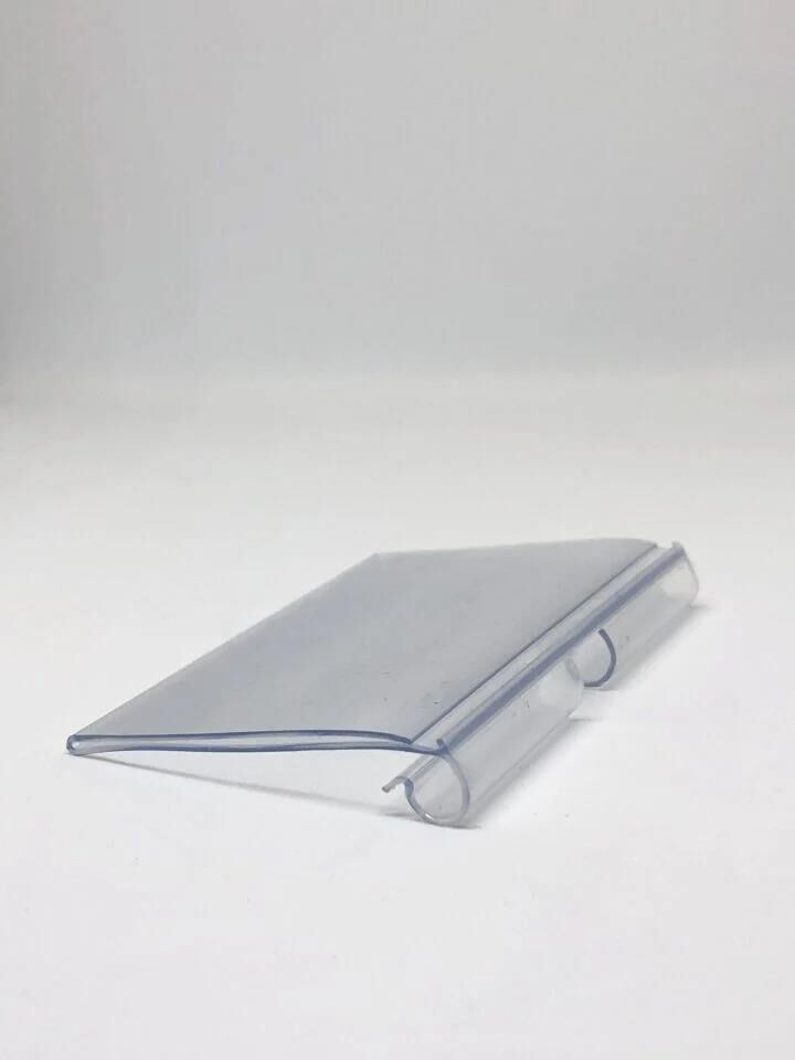 Kancaya Takılan Plastik Etikelik - 6 cm Şeffaf Kanca Etiketlik