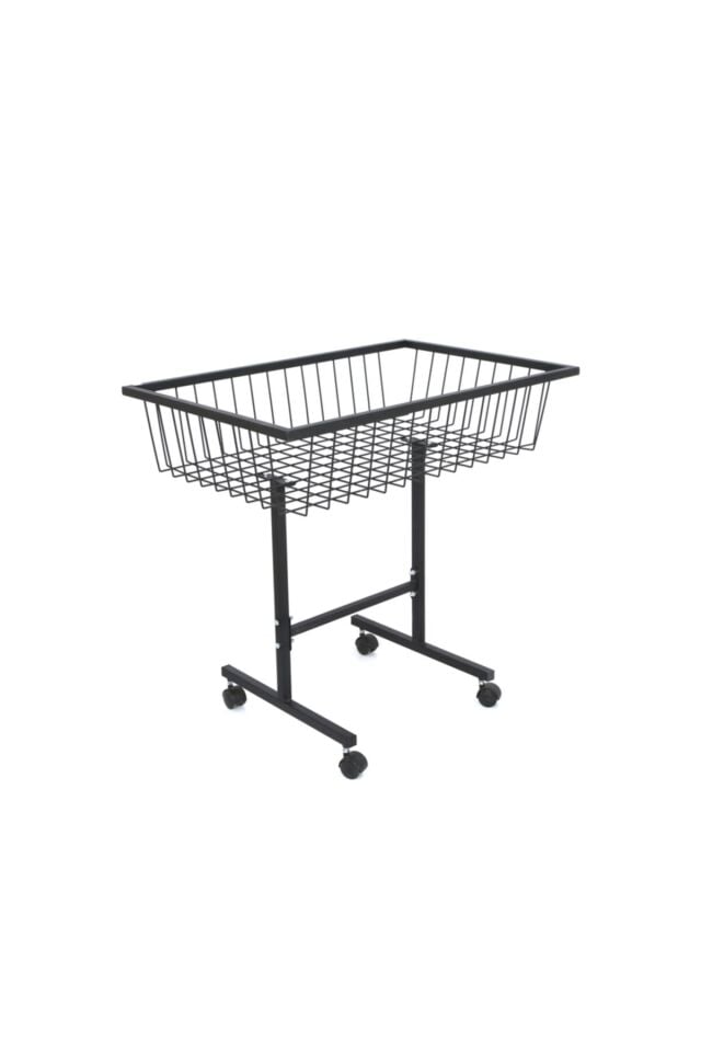 60x90 Cm Tekerlekli Havuz Sepet - Market, Mağaza, Teşhir, Vitrin, Promosyon Havuz Sepeti