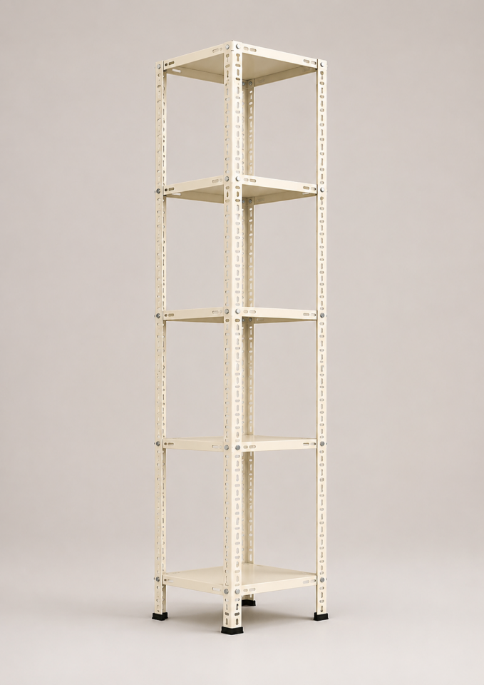 43x43x150 Cm Krem Çok Amaçlı Raf - Gardırop