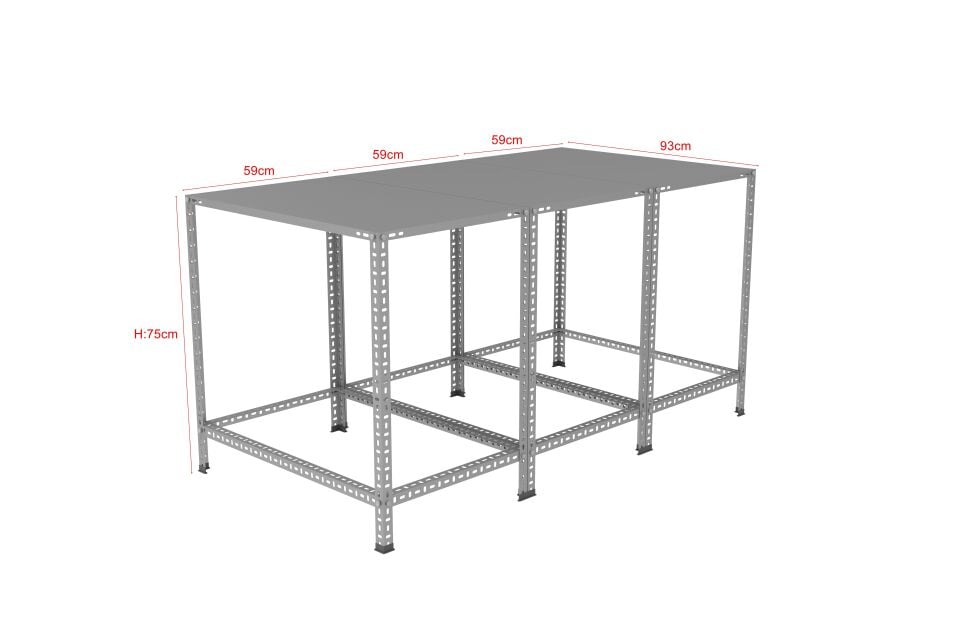 E-TİCARET PAKETLEME MASASI - ATÖLYE, DEPO, HOBİ ÇALIŞMA MASASI