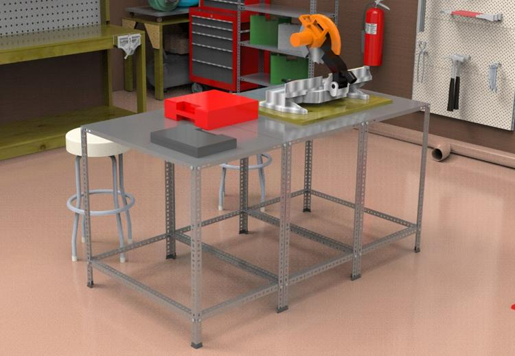 PAKETLEME MASASI - ATÖLYE, DEPO, HOBİ ÇALIŞMA MASASI