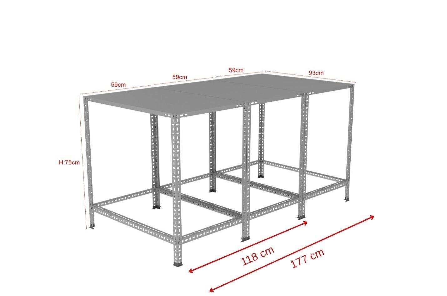PAKETLEME MASASI - ATÖLYE, DEPO, HOBİ ÇALIŞMA MASASI