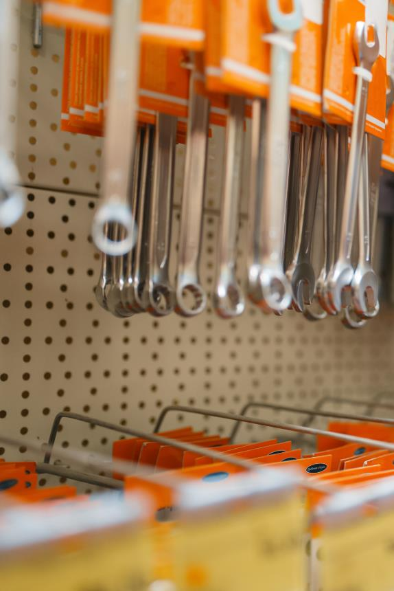 Hırdavat Ünitesi Duvar Rafı - Delikli Pano Rafı