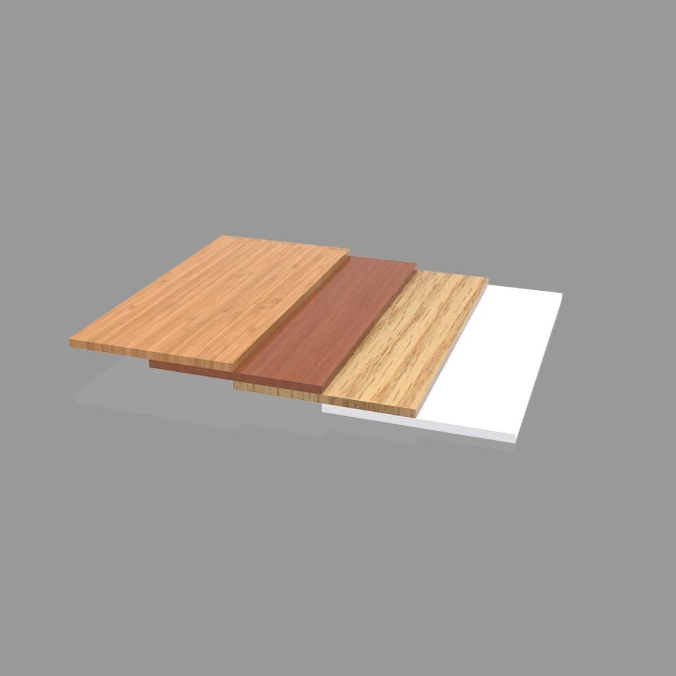 30x75 Cm Bambu Ahşap Raf - Suntalam Tekli Raf