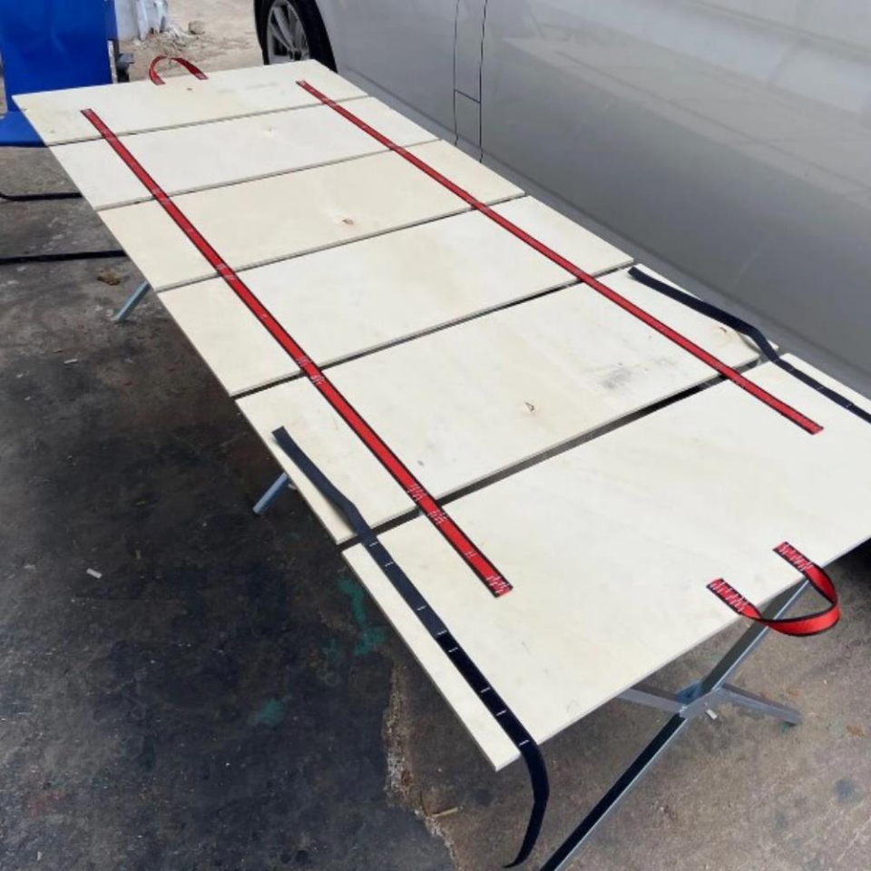 Pazarcı Tezgahı  Kampet Ahşabı - Katlanır Pazarcı Tezgah Tahtası ( SADECE AHŞAP)