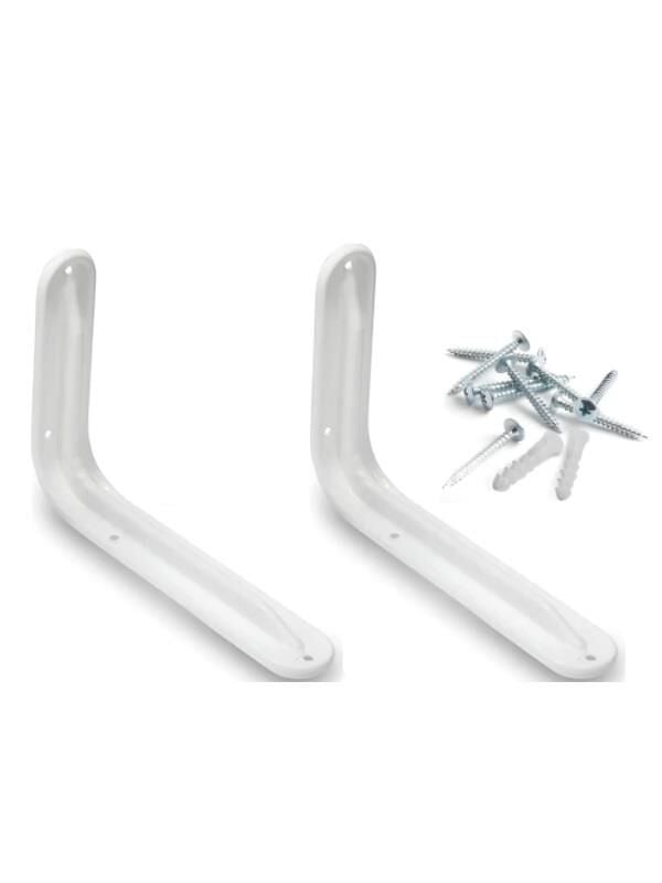 2 Adet Raf Altı Ayağı L Konsol Tüm Boyutlar - Raf Altı Kol