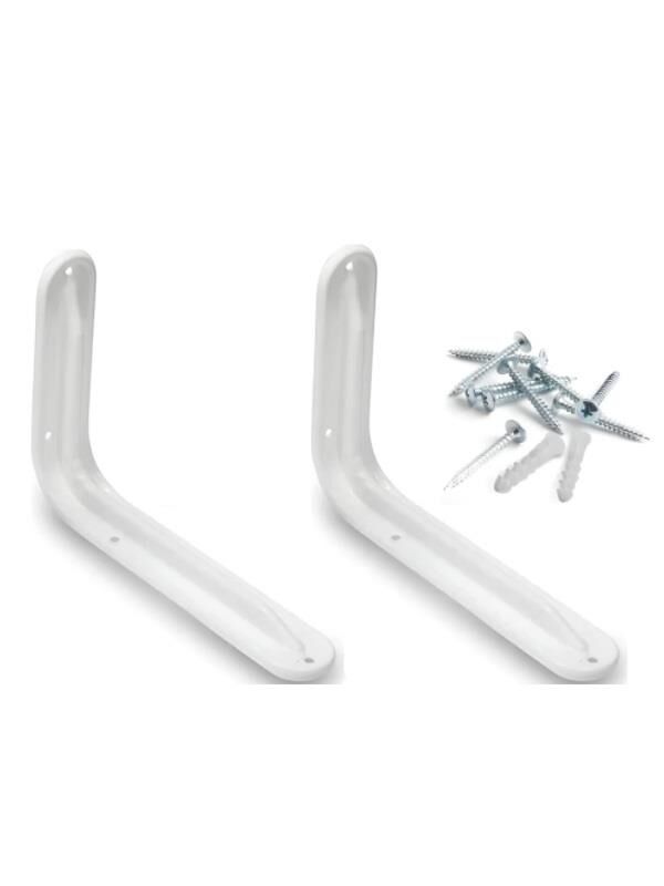 2 Adet Raf Altı Ayağı L Konsol Tüm Boyutlar - Raf Altı Kol