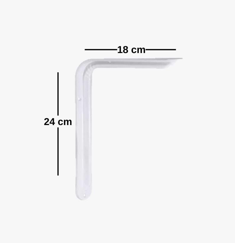 4 Adet Raf Altı Ayağı L Konsol Tüm Boyutlar - Raf Altı Kol