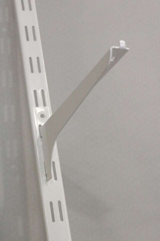 4 Adet 200 Cm Beyaz Çift Delikli Raf Dikme Destek Profili - Raf Direği