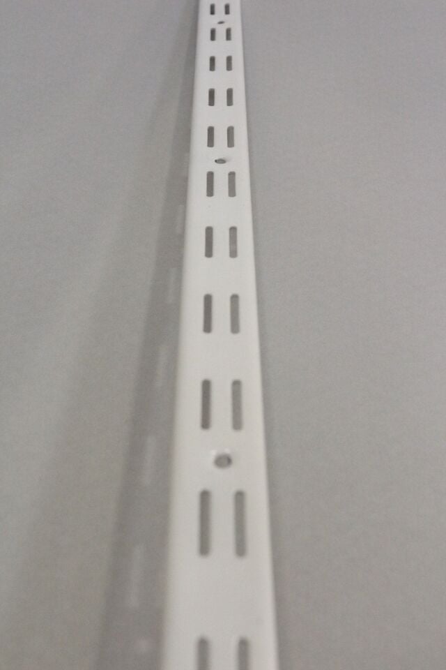 4 Adet 200 Cm Beyaz Çift Delikli Raf Dikme Destek Profili - Raf Direği