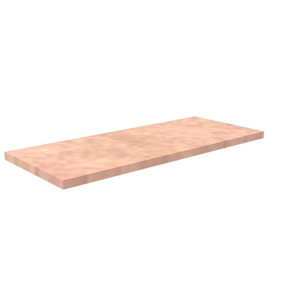 20x60 Cm Ham MDF Raf - Dekoratif Ahşap Raf