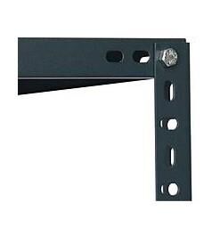 5 Katlı Siyah Çelik Raf - Depo, Arşiv, Kiler, Dosya, Market Rafı