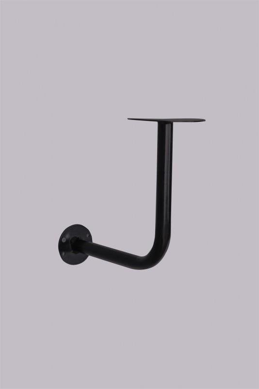 Duvara Monte Siyah Motosiklet Kask Tutucu