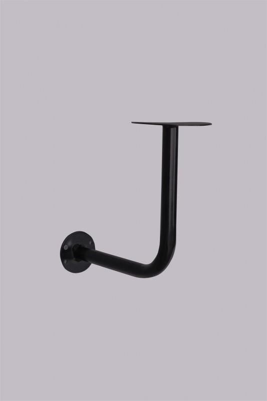 Duvara Monte Siyah Motosiklet Kask Tutucu