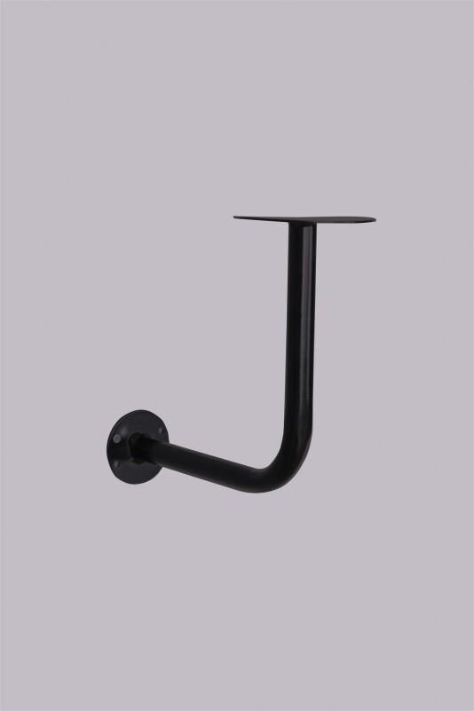 Duvara Monte Siyah Motosiklet Kask Tutucu