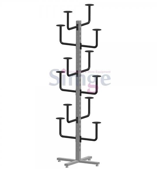 Dikmeye Geçebilen Motosiklet Kask Tutucu