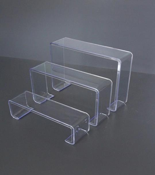 3'lü SET Merdiven Stand - Kozmetik Ürün Düzenleyici, Ayakkabı Ve Hobi-Figür Teşhir Standı