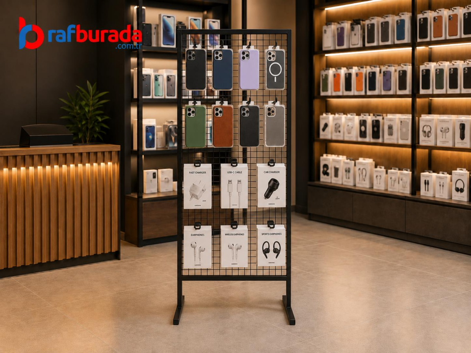 Tel Pano Stand - Telli Aksesuar Çorap Standı, Tel Çorap Standı