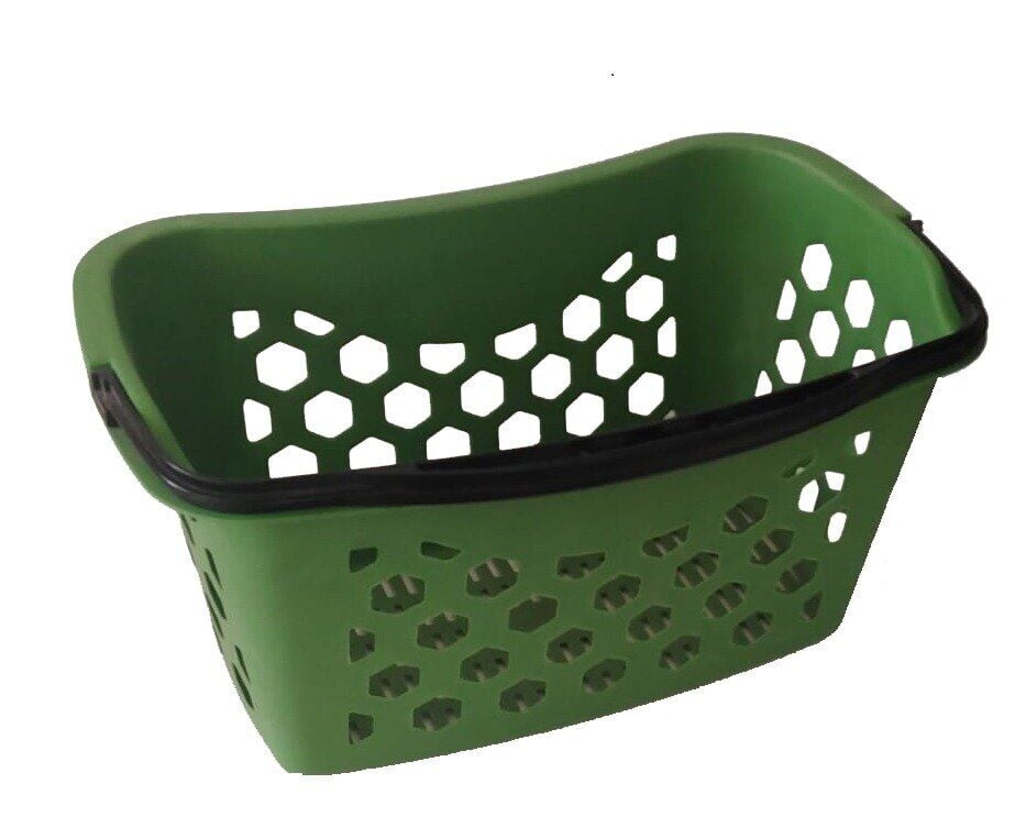2 Adet Fasulye Tipi Plastik Alışveriş Sepeti - Market El Sepeti