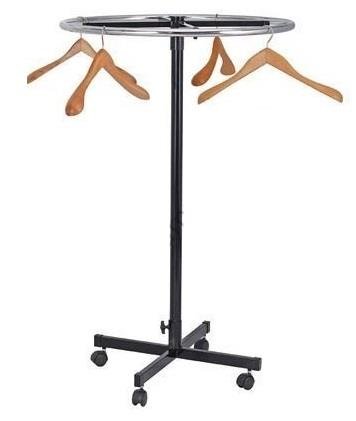 Konfeksiyon Askısı - Ayaklı Askılık, Daire Elbise Askılık