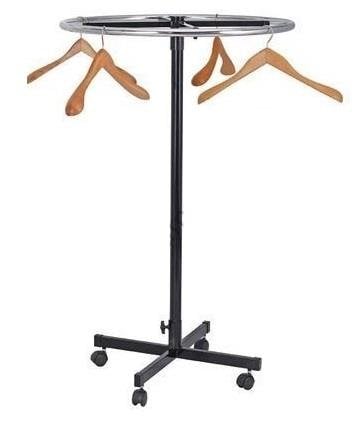 Konfeksiyon Askısı - Ayaklı Askılık, Daire Elbise Askılık