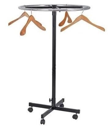 Konfeksiyon Askısı - Ayaklı Askılık, Daire Elbise Askılık