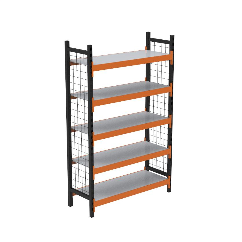 5 Katlı Dekoratif Midi Rack - Ekonomik Depo,Arşiv, Kiler Rafı