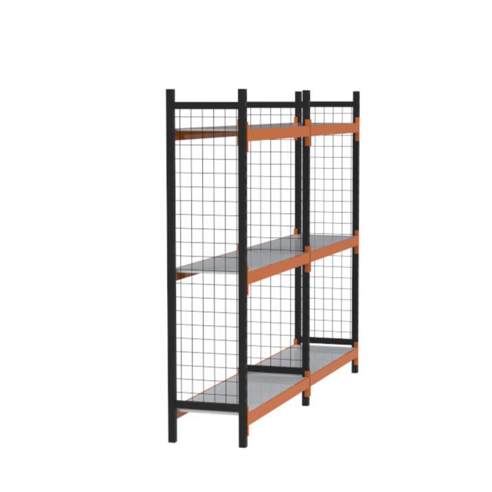 3 Katlı Duble Dekoratif Midi Rack - Ekonomik Depo,Arşiv, Kiler Rafı