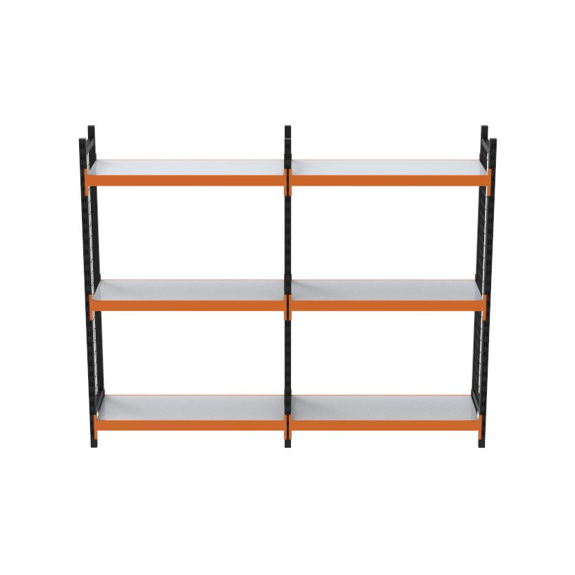 3 Katlı Duble Dekoratif Midi Rack - Ekonomik Depo,Arşiv, Kiler Rafı