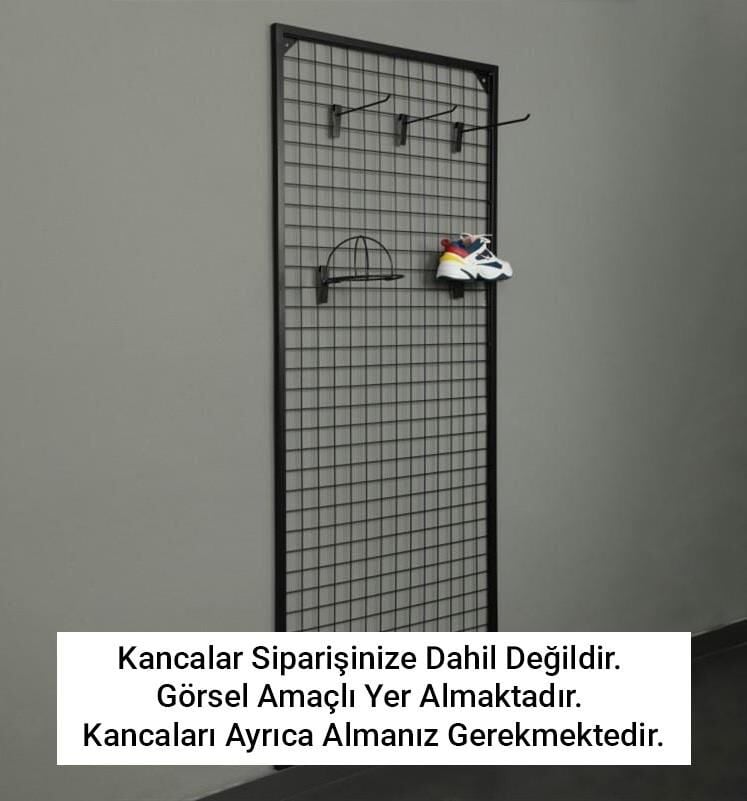 Sık Telli Tel Raf - Tel Pano Stand, Duvar Askılığı